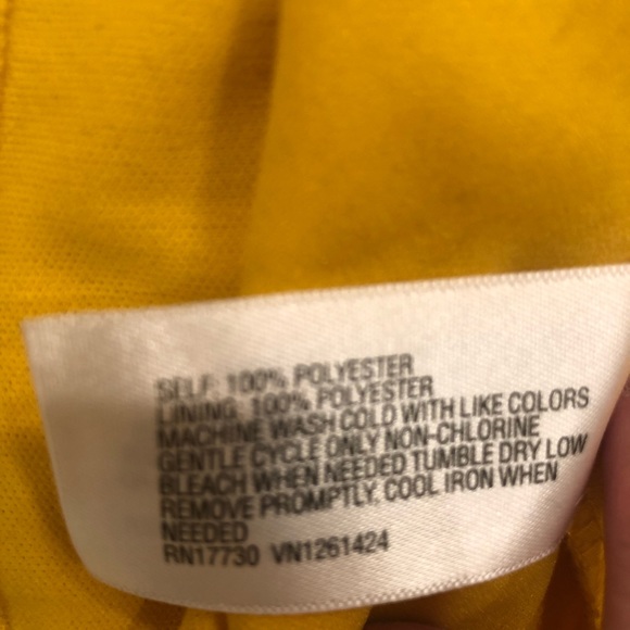 Xhilaration Sleeveless Tie Neck Dress in Mustard Yellow - Size XS - Picture 2 of 8